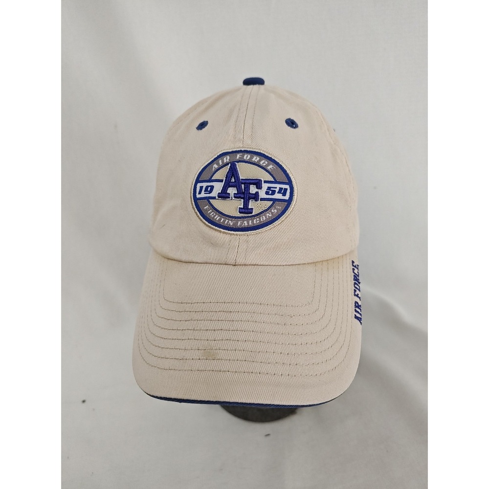 Vintage Air Force‎ Flying Falcons White Strap Back Hat OSFA NCAA Embroidered Cap